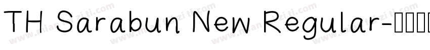 TH Sarabun New Regular字体转换